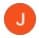 White capital letter J centered inside a solid orange circle icon on a white background.